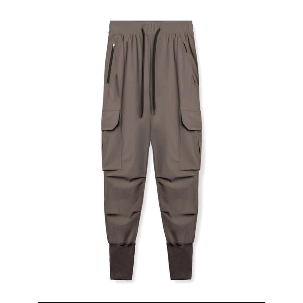 Everyday the Label Cropped Cargo Pants Relaxed Fit Men Mocha